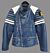 80er Jahre Vintage DAMEN Motorrad Biker Lederjacke