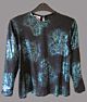 80er 90er VINTAGE Damen Glitzer Shirt 