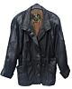 70er/80er Retro Herren Lederjacke