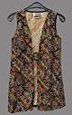 70er Vintage Damen Hippie Long Vest Weste