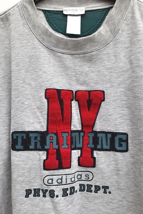 80er Vintage Adidas New York Sweater L S395