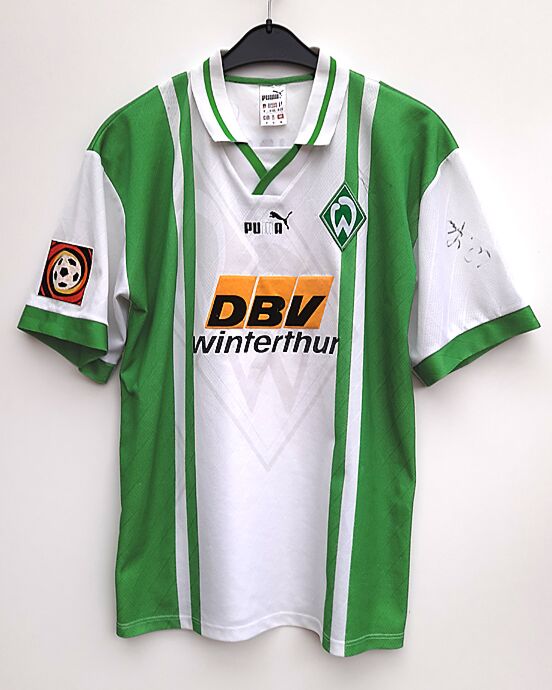 Trikot Pin mit Hose Werder Bremen alt und selten rar Logo 90er Jahre 