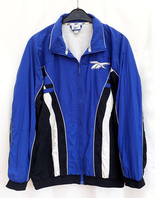 8s reebok throwback classic style vintage hotsell windbreaker jacket