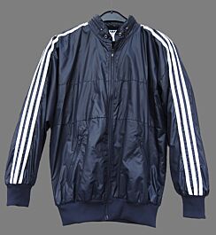80er Vintage Adidas Nylon Bomber Jacke S M UT484 retro star